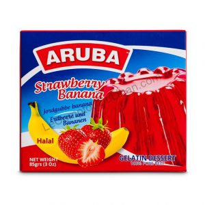 Préparation pour gelée de Fraise Banane 85G - Aruba