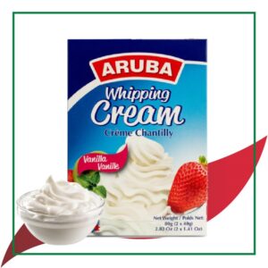 Crème Chantilly vanille 2x40g - Aruba
