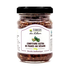 Confiture de Figue au sésame 180G - Terroirs du Liban