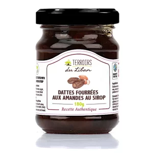 Dattes fourrée aux amandes au sirop Terroirs du Liban