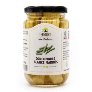 Concombres blancs marinés, Terroirs du Liban (350 g)